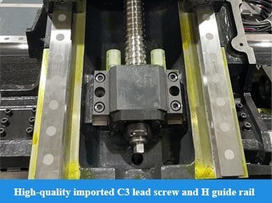 Centro de torneado CNC de alta rigidez de ferrocarril duro HTC40Sm A2-8 Eje de corte pesado Centro de torneado CNC