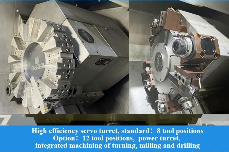 SMTCL Máquina de torneado CNC pesada controlador Fanuc HTC40Sm/1500 Centro de torneado con eje Y y eje C