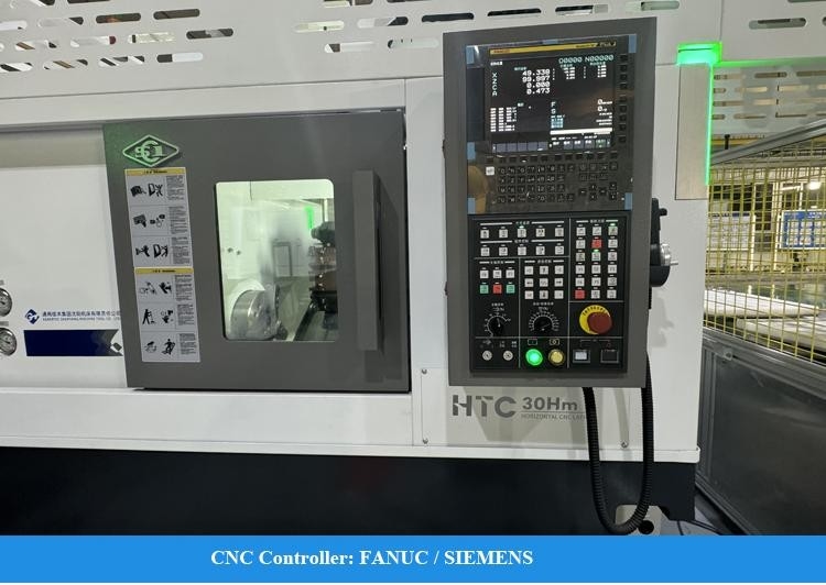 Centro de torneado CNC horizontal HTC30Hm BMT55 12 estaciones Torreta de potencia Servo Centro de torneado de cola con eje Y
