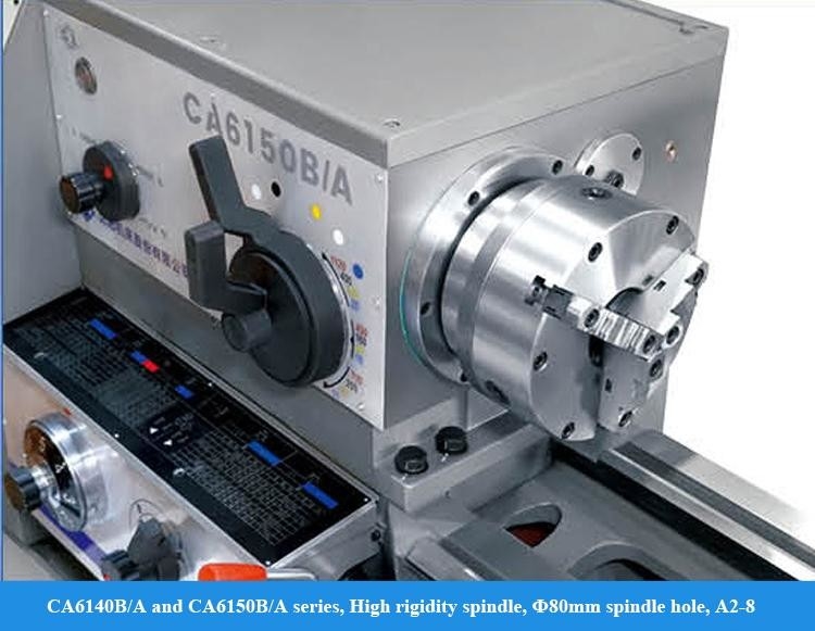 Torno manual CA6140B/A China Universal 2000mm Torno manual convencional Torno con máquina digital