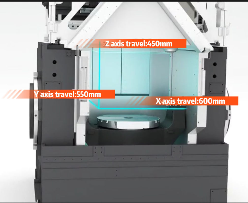 Centro de mecanizado de cinco ejes VMU40H Max. Carga permitida 300kg 5 Ejes de enlace Centro de mecanizado vertical