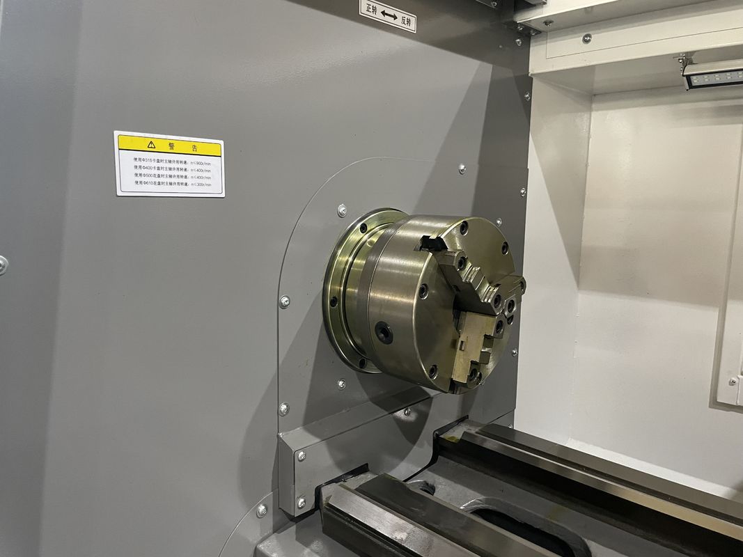 SMTCL Máquina de torno CNC pesado Combo Gran broca de husillo CAK60135 Dormitorio horizontal plano Torno CNC