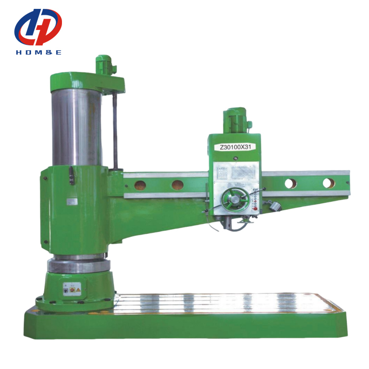 Perforación radial de trabajo pesado 100 mm Max Perforación 360° Rotación Z30100 Prensa de perforación de brazo radial para la metalurgia