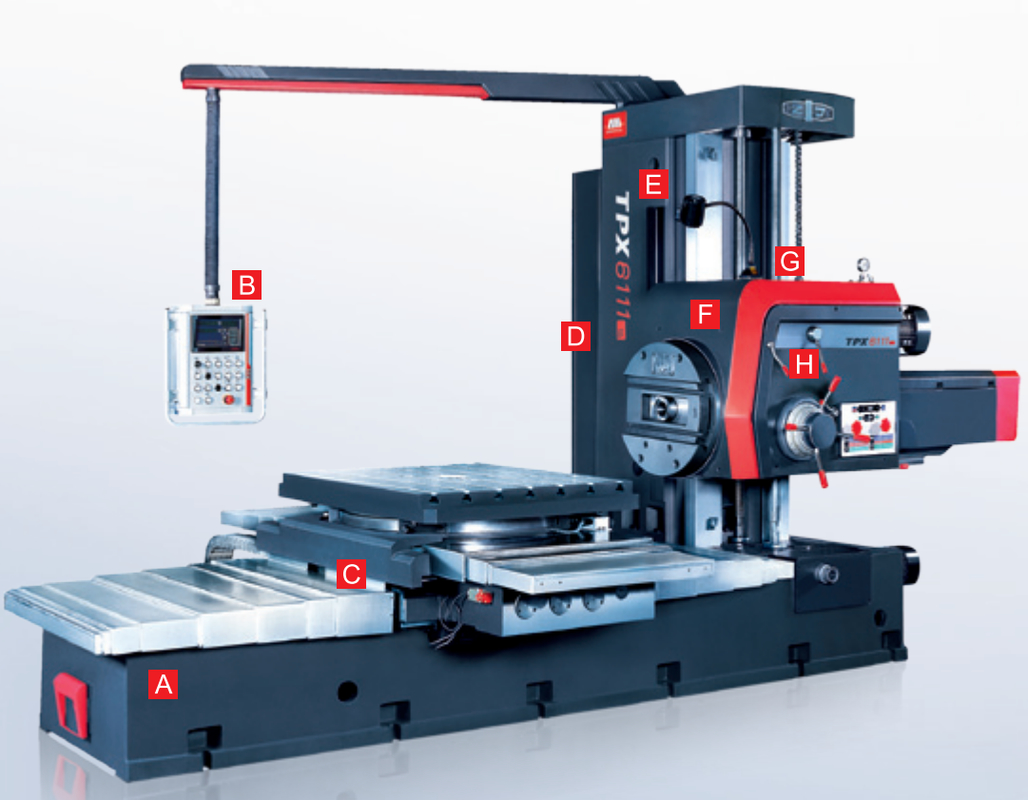 TPX6111B Máquina de perforación de fresado CNC de alta calidad