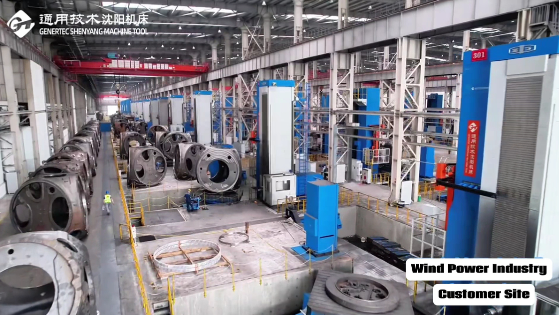 SMTCL P-Force máquina de fresado y taladrado de suelo CNC para la industria eólica