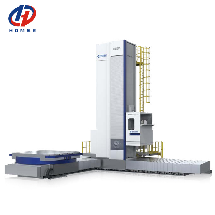 Máquina de fresado y mandrinado de suelo CNC de alta precisión SMTCL T-Force para industrias de energía eólica