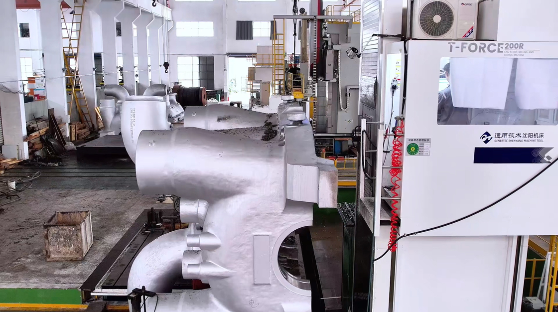 Máquina de fresado y mandrinado de suelo CNC de alta precisión SMTCL T-Force para industrias de energía eólica