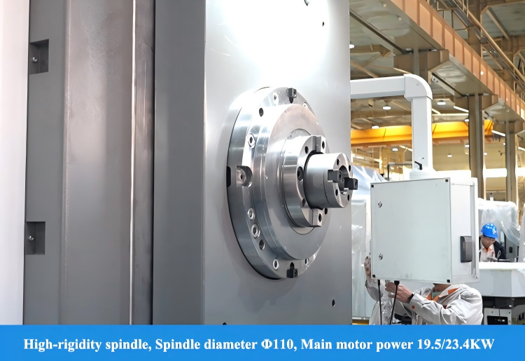 Máquina de broca de fresado horizontal SMTCL TK6511 Máquina de fresado CNC SIEMENS Sistema de 5 Ejes Centro de mecanizado