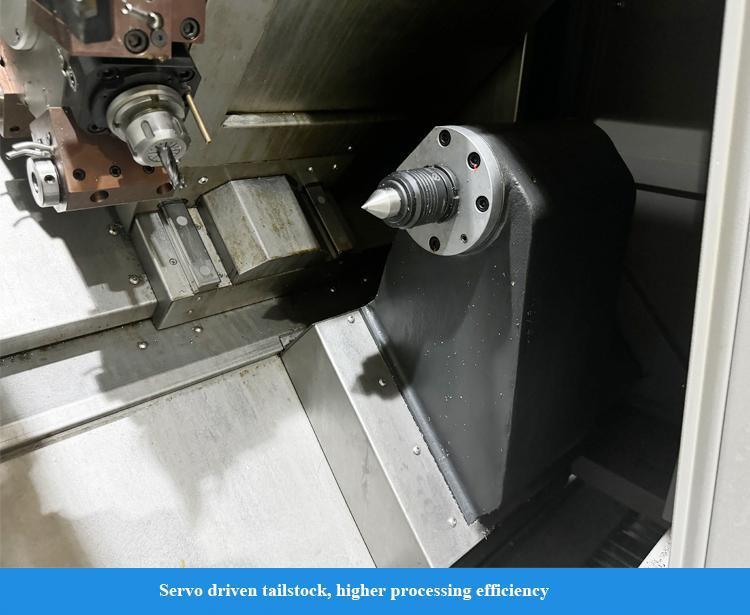 Centro de torneado horizontal 3500rpm del CNC de HTC40PM con la torrecilla de la vida de C AXIS