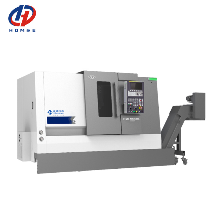 Tren de alta velocidad del CNC de la cama de la inclinación de G45L de la máquina horizontal del torno