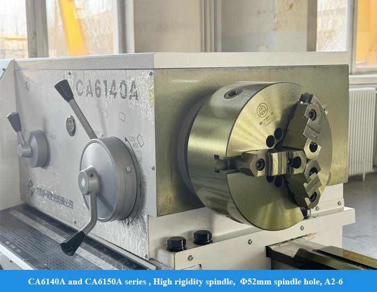 SMTCL Alta precisión de alta rigidez de corte de bridas metálicas Torno ordinario CA6140a/1000mm Torno manual