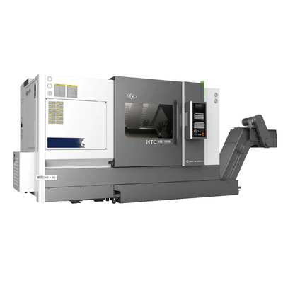 HTC50E 45 grados horizontal cama inclinada máquina de torno CNC 3 Ejes máquina de fresado CNC