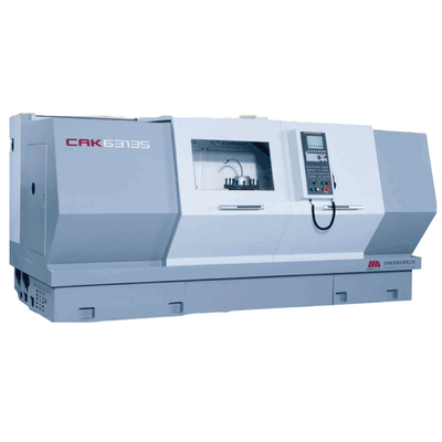 Torno CNC de cama plana horizontal de trabajo pesado de la serie CAK 63 para el mecanizado de materiales metálicos