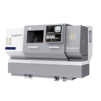 Máquina de torsión CNC de cama plana de alta precisión CAK5085 Torsión horizontal de corte de metal