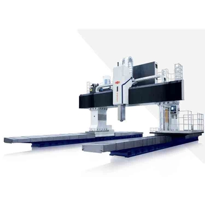 Centro de mecanizado de pórtico GMC3080 Alta velocidad de trabajo pesado Máquina CNC móvil de pórtico con banco de trabajo fijo