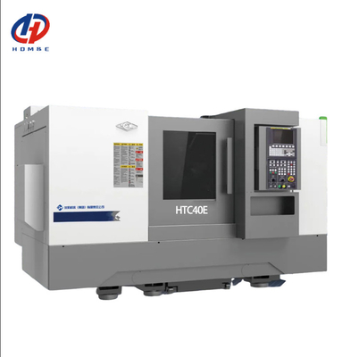 Torno CNC HTC40E Torno CNC horizontal de alta precisión de 30 grados con lecho inclinado Torno CNC de giro