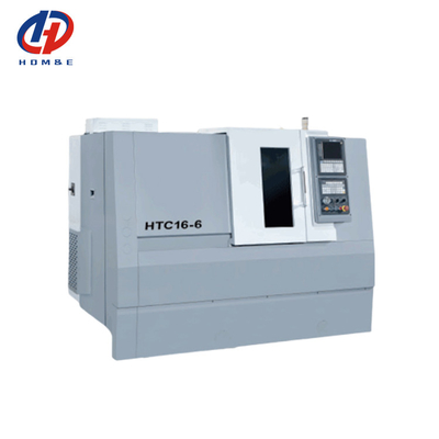 Las piezas pequeñas de mecanizado de máquina de torno CNC HTC16-6 manguera huso herramienta de banda cama inclinada torno CNC