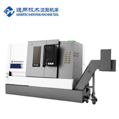 Máquina de fresado de torno CNC SMTCL Combo T5.2-500Q Diámetro oscilante 560mm Fanuc Cama inclinada Torno CNC