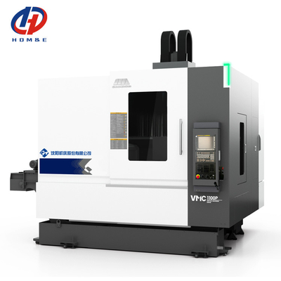 Centro de mecanizado vertical VMC1100P Estrutura de marco de pórtico de alta rigidez 4 Ejes Máquina de fresado CNC