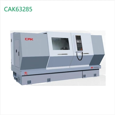 Torneo CNC CAK63285 Dormitorio plano Máquina de torneo CNC 4 estaciones torreta con servomotor